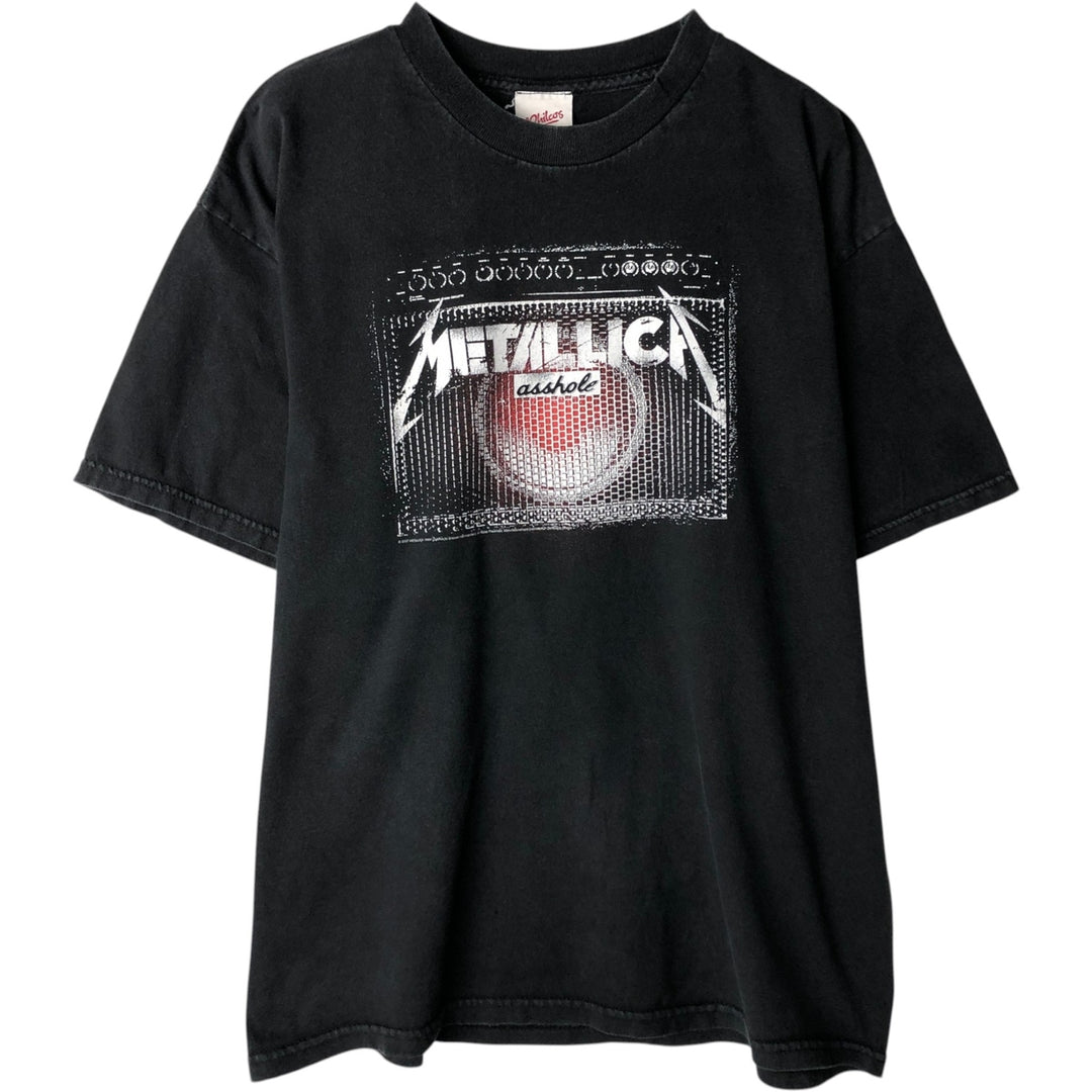 PHILCOS METALLICA Band T-shirt (Men's XL equivalent) cotton black type Vintage Second Hand