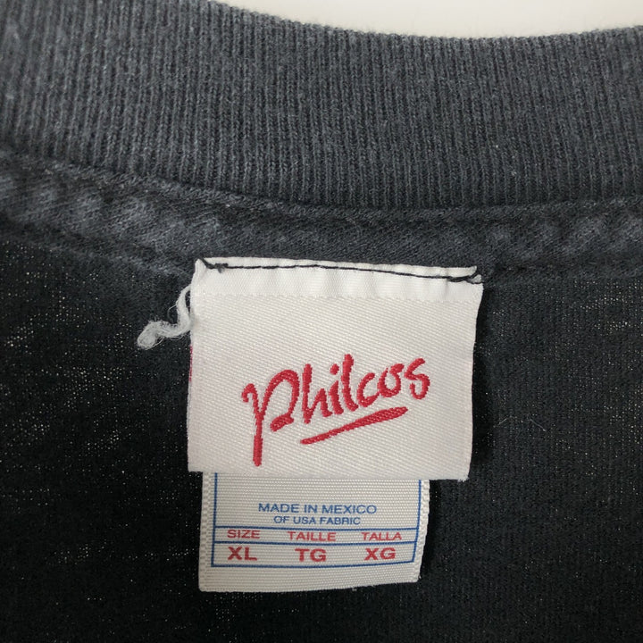 PHILCOS METALLICA Band T-shirt (Men's XL equivalent) cotton black type Vintage Second Hand