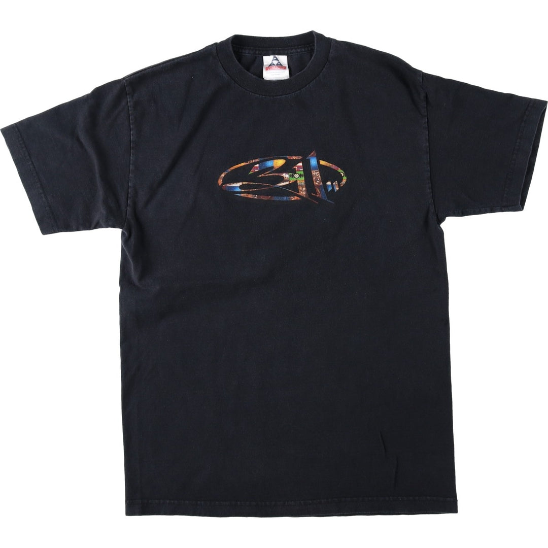 ALSTYLE 311 Band T-shirt (Men's size M equivalent) cotton black type Vintage Second Hand