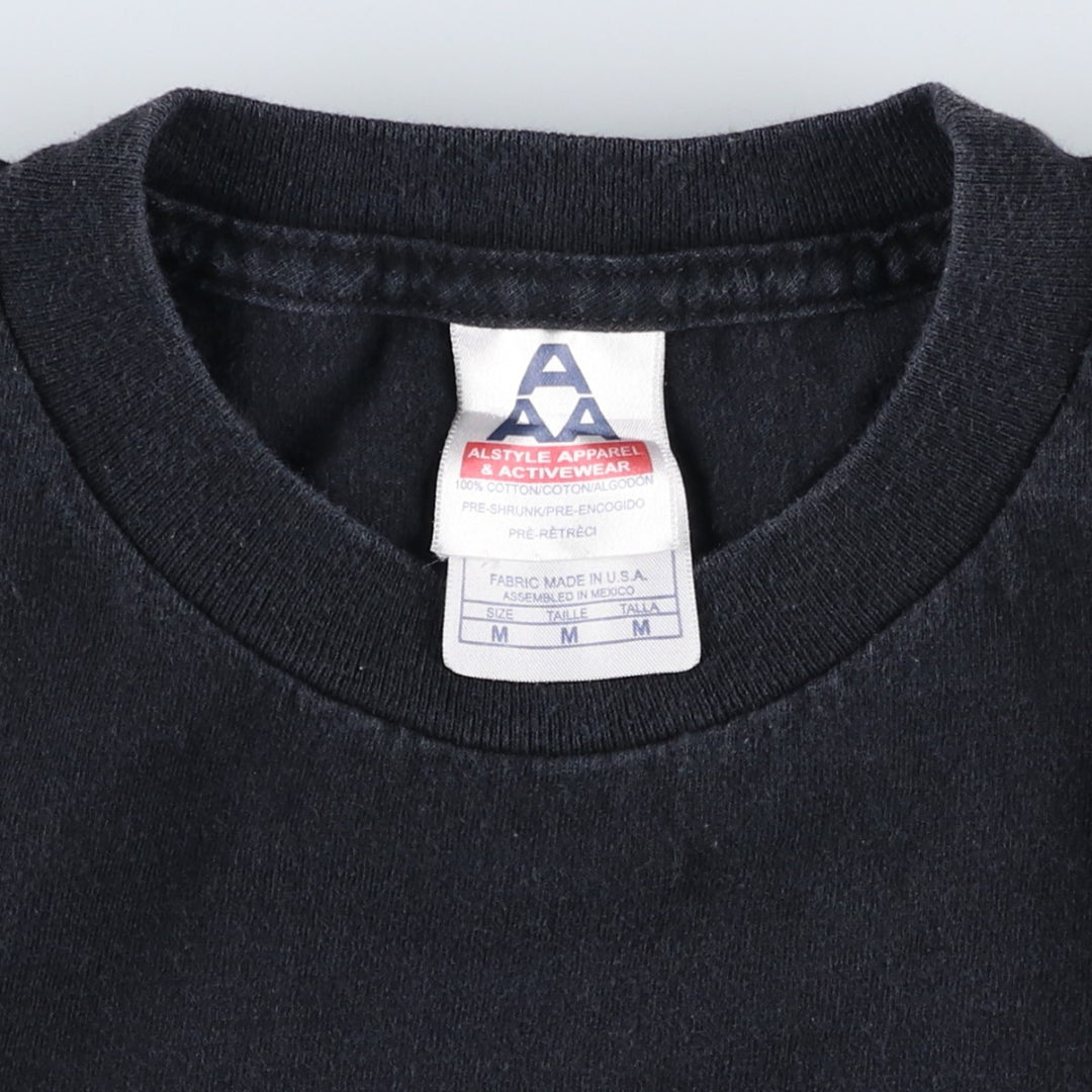 ALSTYLE 311 Band T-shirt (Men's size M equivalent) cotton black type Vintage Second Hand