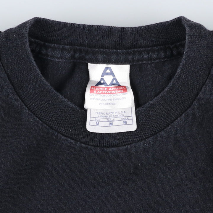 ALSTYLE 311 Band T-shirt (Men's size M equivalent) cotton black type Vintage Second Hand
