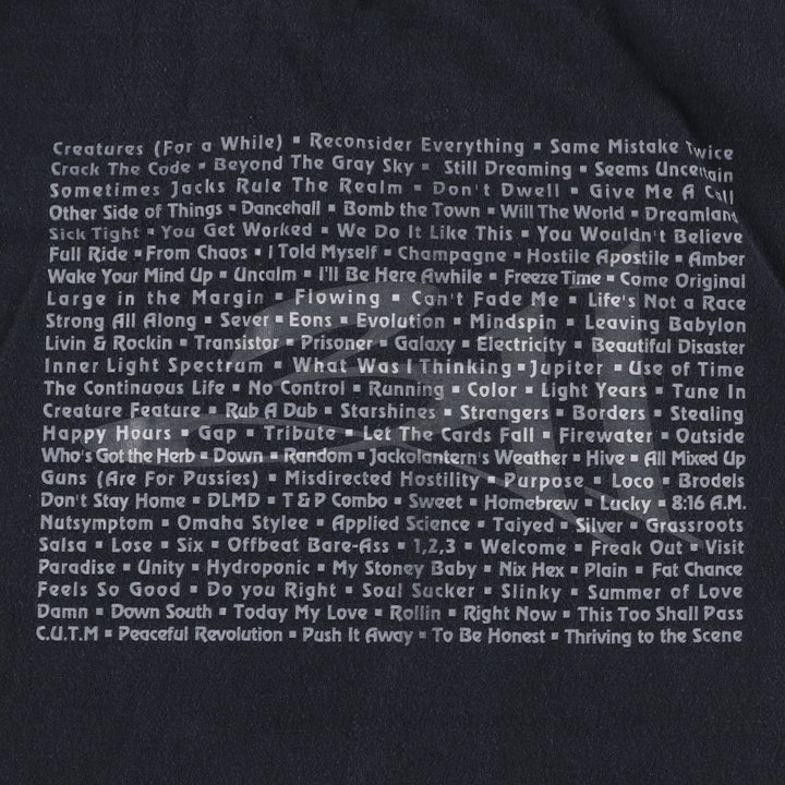 ALSTYLE 311 Band T-shirt (Men's size M equivalent) cotton black type Vintage Second Hand