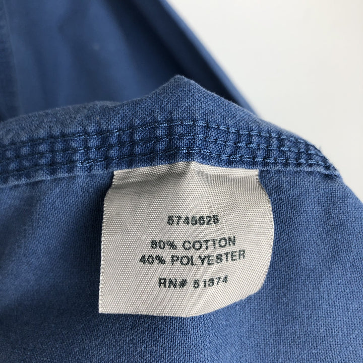 Carhartt short sleeve work shirt, men's XL size cotton blue type Vintage Second Hand