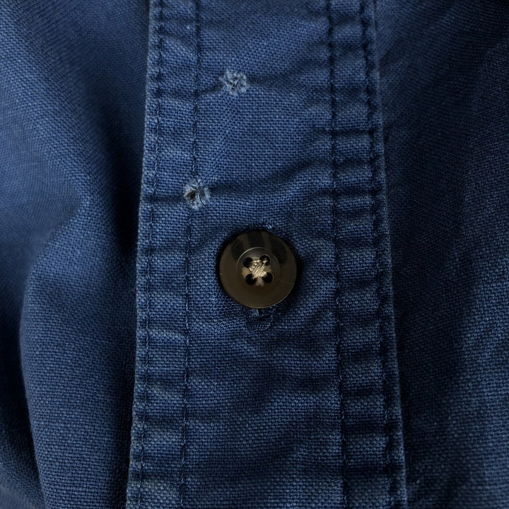 Carhartt short sleeve work shirt, men's XL size cotton blue type Vintage Second Hand