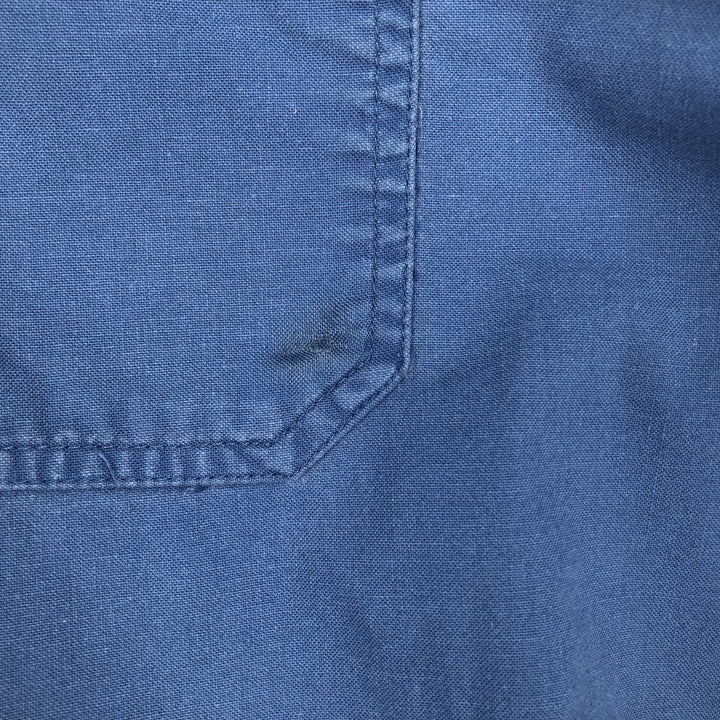 Carhartt short sleeve work shirt, men's XL size cotton blue type Vintage Second Hand