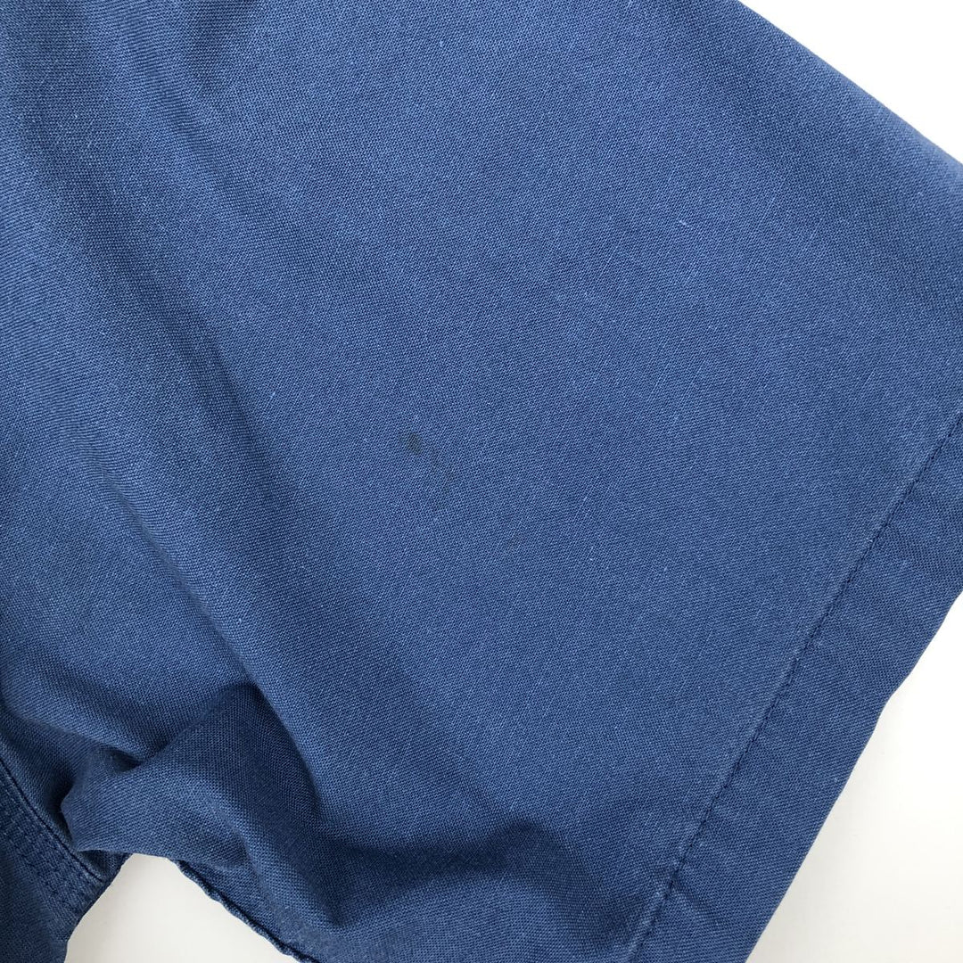 Carhartt short sleeve work shirt, men's XL size cotton blue type Vintage Second Hand