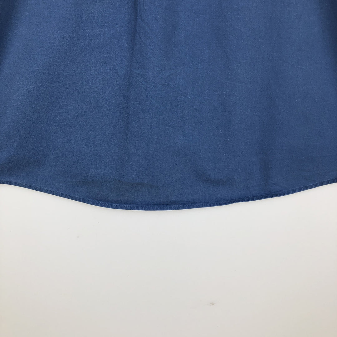 Carhartt short sleeve work shirt, men's XL size cotton blue type Vintage Second Hand