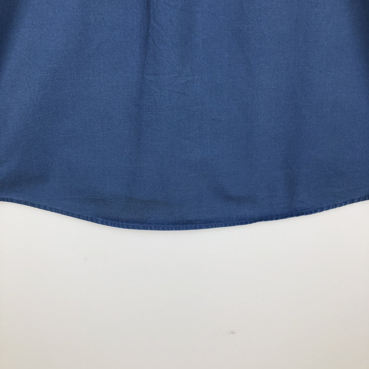Carhartt short sleeve work shirt, men's XL size cotton blue type Vintage Second Hand