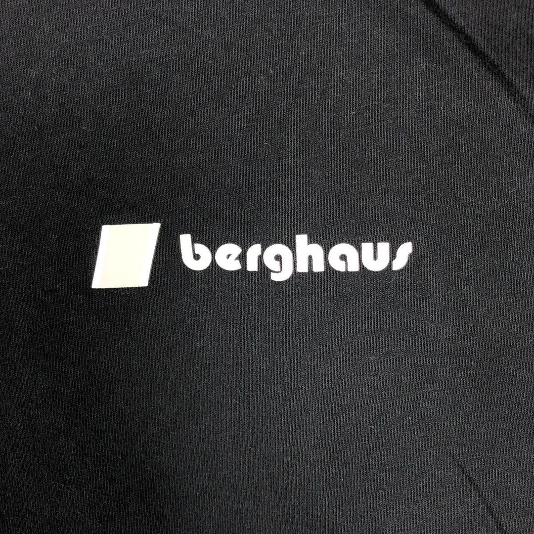 Berghaus Long-Sleeve T-Shirt (Men's Size L) cotton black type Vintage Second Hand