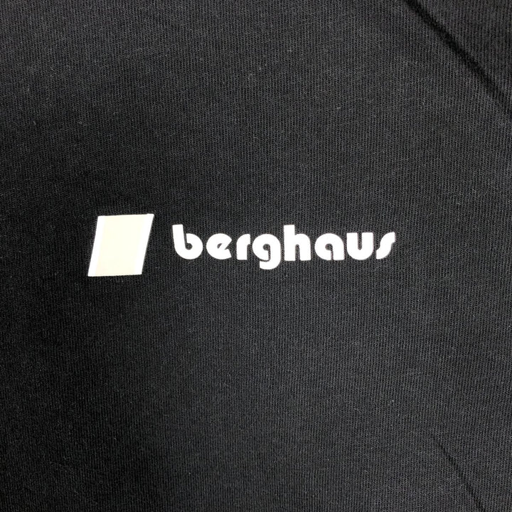 Berghaus Long-Sleeve T-Shirt (Men's Size L) cotton black type Vintage Second Hand