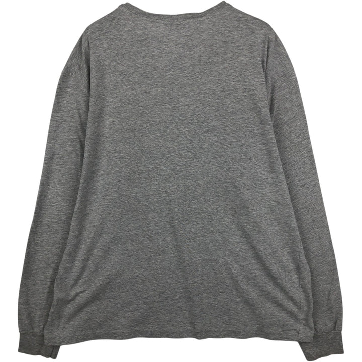 Ralph Lauren POLO by Ralph Lauren long-sleeved T-shirt, men's size L cotton gray type Vintage Second Hand