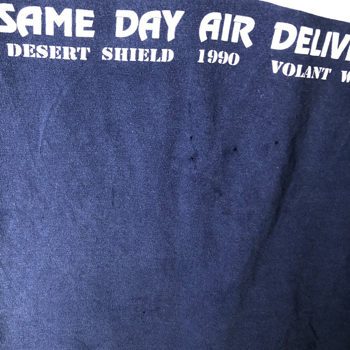 Vintage 1980'S Hanes BEEFY-T Blue Tag Long Sleeve T-Shirt, Made in USA, Men's Size L cotton navy blue type Vintage Second Hand