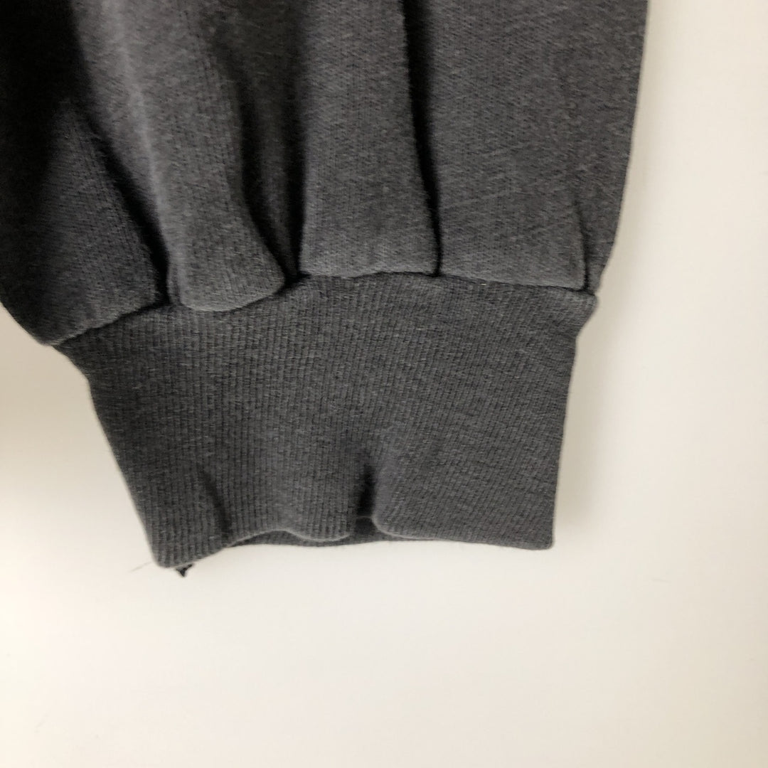 90'S Hanes BEEFY-T Blue Tag Long-Sleeve T-Shirt, Made in USA, Men's Size L (Equivalent), Vintage cotton Charcoal Vintage Second Hand