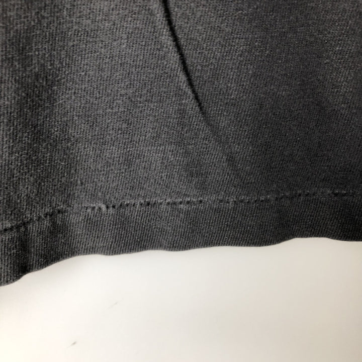90'S Hanes BEEFY-T Blue Tag Long-Sleeve T-Shirt, Made in USA, Men's Size L (Equivalent), Vintage cotton Charcoal Vintage Second Hand