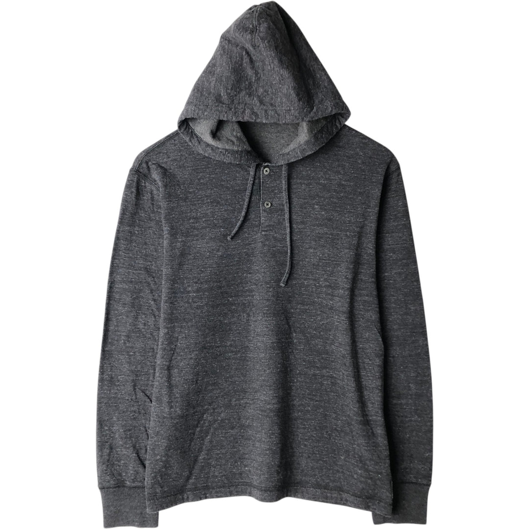 Ralph Lauren POLO RALPH LAUREN Hooded Long-Sleeve T-Shirt (Men's Size M) cotton black type Vintage Second Hand