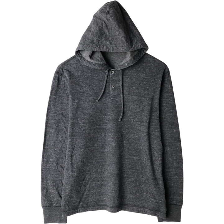Ralph Lauren POLO RALPH LAUREN Hooded Long-Sleeve T-Shirt (Men's Size M) cotton black type Vintage Second Hand