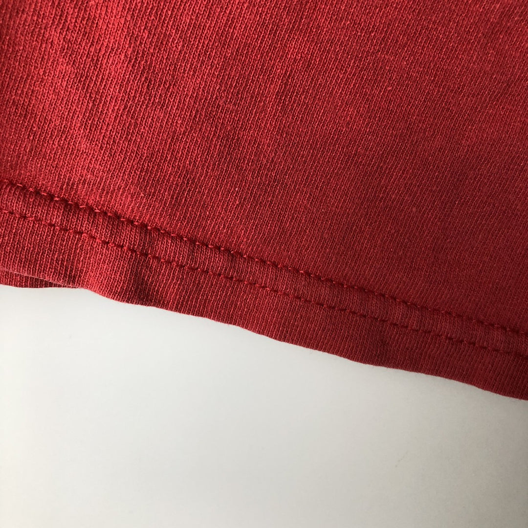 Nike NIKE Long T-shirt Long T Men's XL equivalent cotton red type Vintage Second Hand