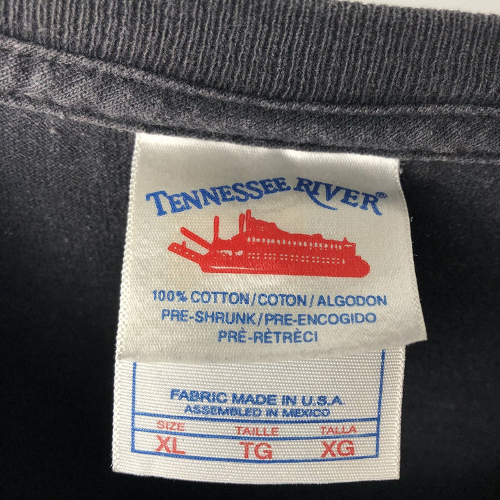 2000'S TENNESSEE RIVER Tim McGraw Long-Sleeve Band T-Shirt (Men's XL equivalent) cotton black type Vintage Second Hand