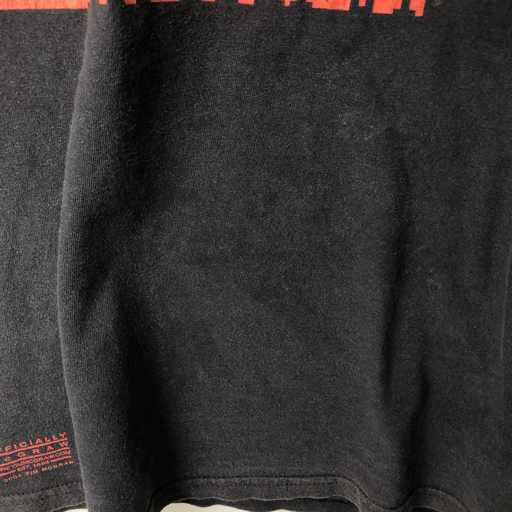 2000'S TENNESSEE RIVER Tim McGraw Long-Sleeve Band T-Shirt (Men's XL equivalent) cotton black type Vintage Second Hand