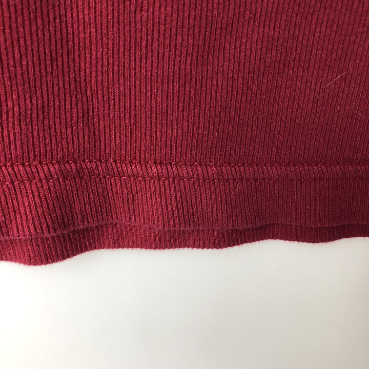 Ralph Lauren CHAPS V-neck long T-shirt, men's XL size cotton red type Vintage Second Hand
