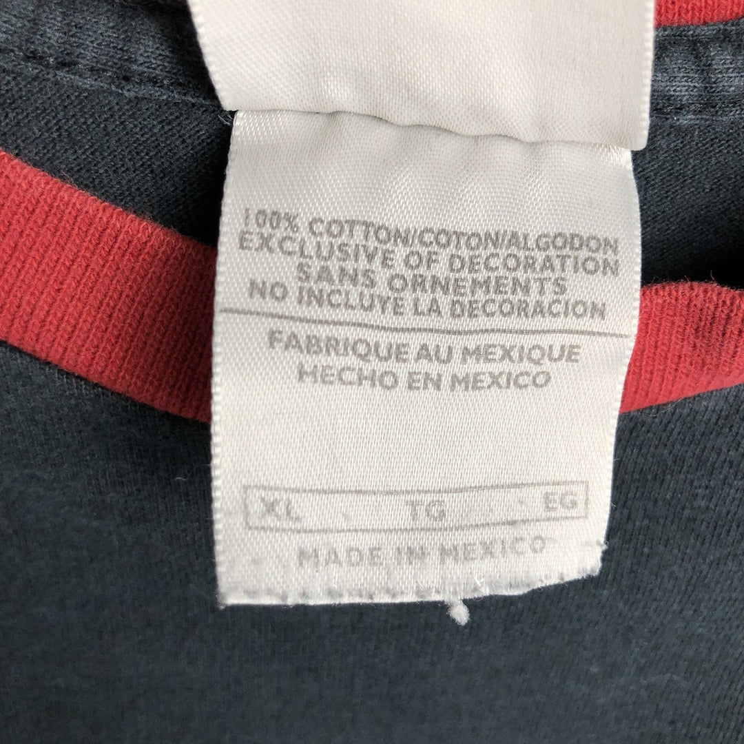 90s-00'S Nike Long-Sleeve T-Shirt (Men's XL equivalent) cotton black type Vintage Second Hand