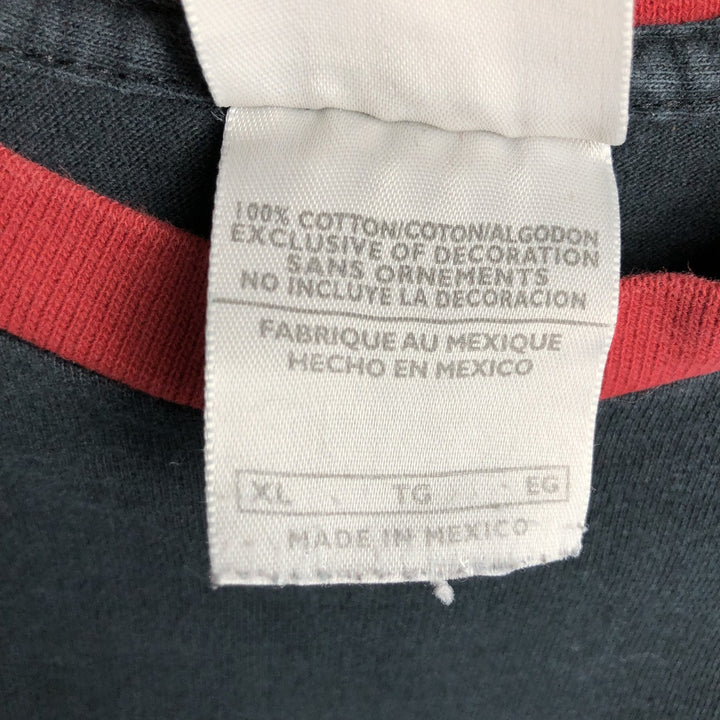 90s-00'S Nike Long-Sleeve T-Shirt (Men's XL equivalent) cotton black type Vintage Second Hand