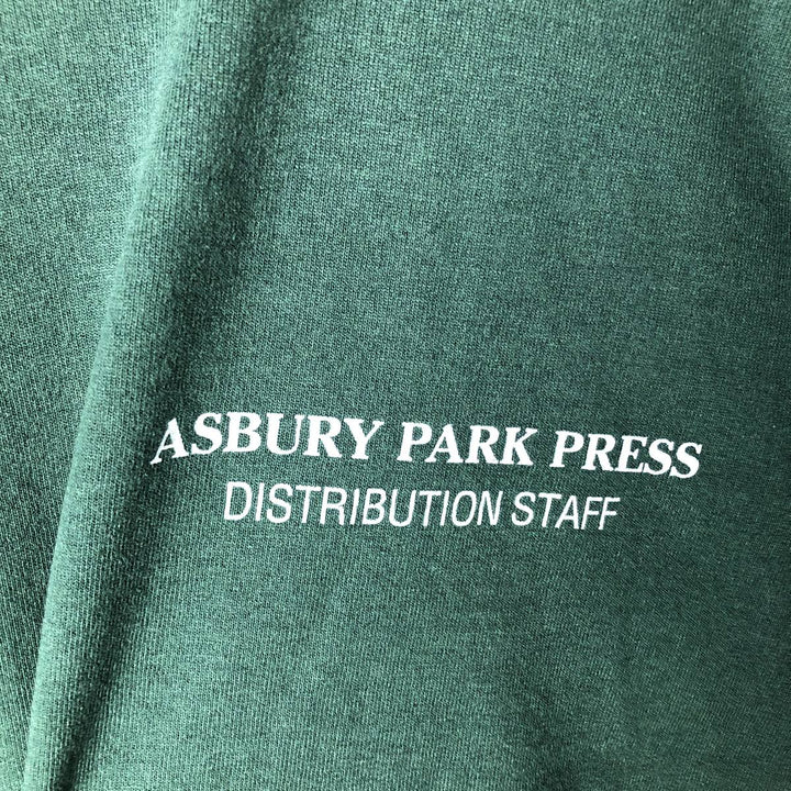 90'S Fruit of the Loom Best Long Sleeve T-Shirt, Made in USA, Men's XL, Vintage cotton green type Vintage Second Hand
