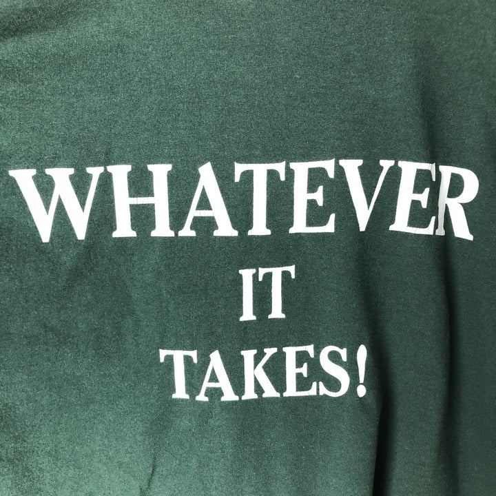 90'S Fruit of the Loom Best Long Sleeve T-Shirt, Made in USA, Men's XL, Vintage cotton green type Vintage Second Hand