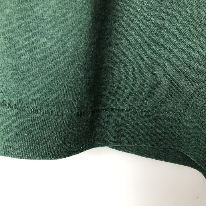90'S Fruit of the Loom Best Long Sleeve T-Shirt, Made in USA, Men's XL, Vintage cotton green type Vintage Second Hand