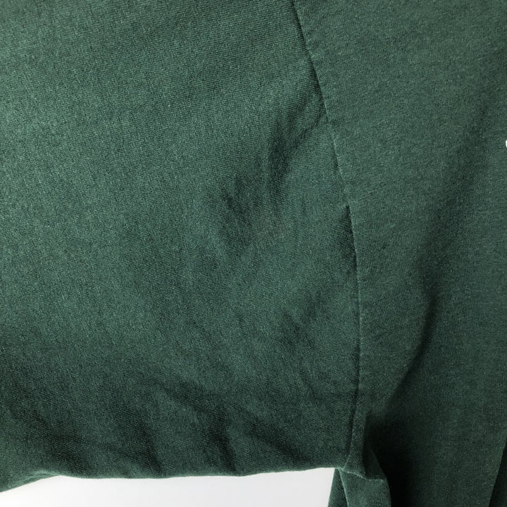 90'S Fruit of the Loom Best Long Sleeve T-Shirt, Made in USA, Men's XL, Vintage cotton green type Vintage Second Hand