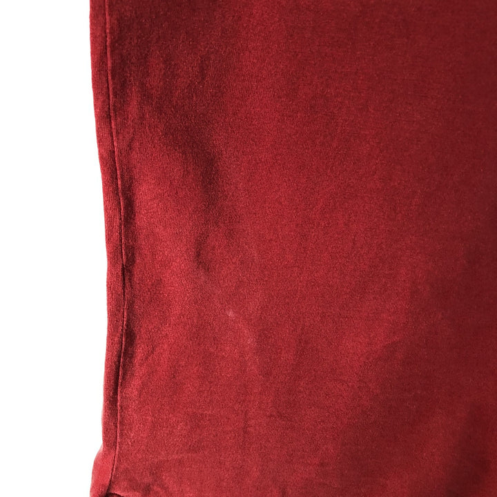 Ralph Lauren Polo Jeans Company long-sleeved T-shirt, men's size L cotton red type Vintage Second Hand