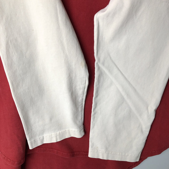 Ralph Lauren Polo Jeans Company long-sleeved T-shirt, men's size L cotton red type Vintage Second Hand