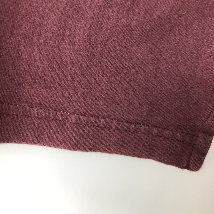 Timberland WEATHERGEAR Long-Sleeve T-Shirt (Men's Size S) cotton red type reddish brown Vintage Second Hand