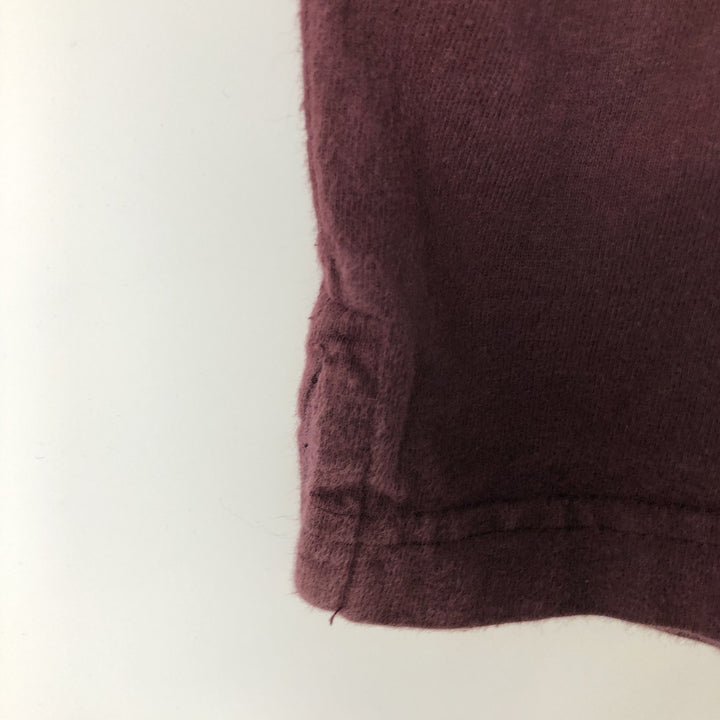 Timberland WEATHERGEAR Long-Sleeve T-Shirt (Men's Size S) cotton red type reddish brown Vintage Second Hand