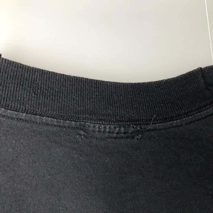 Johnnie Walker Long-Sleeve T-Shirt (Men's XL equivalent) cotton black type Vintage Second Hand