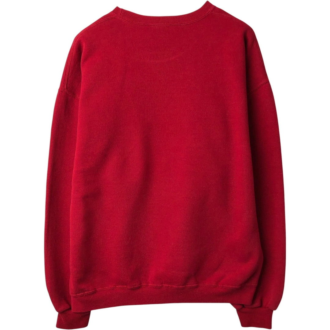 Russell College Sweatshirt, Men's Size L cotton red type Vintage Second Hand