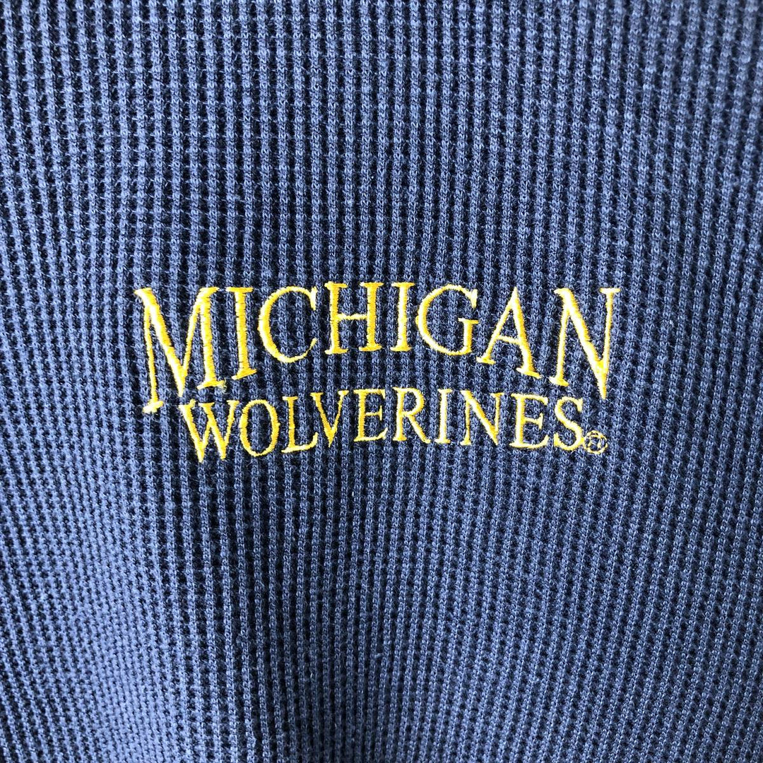90'S Russell Athletic Heavyweight V-Neck College Sweatshirt, Men's Size M (Equivalent), Vintage cotton navy blue type Vintage Second Hand
