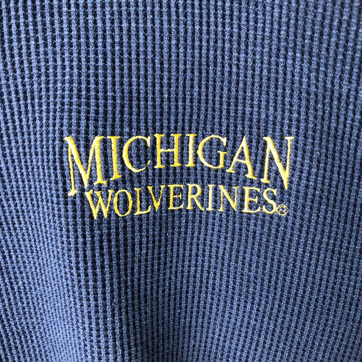 90'S Russell Athletic Heavyweight V-Neck College Sweatshirt, Men's Size M (Equivalent), Vintage cotton navy blue type Vintage Second Hand