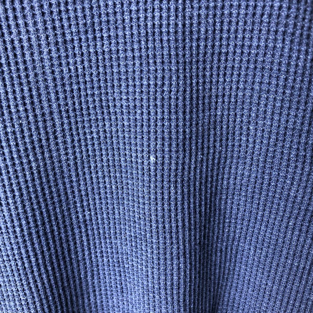90'S Russell Athletic Heavyweight V-Neck College Sweatshirt, Men's Size M (Equivalent), Vintage cotton navy blue type Vintage Second Hand