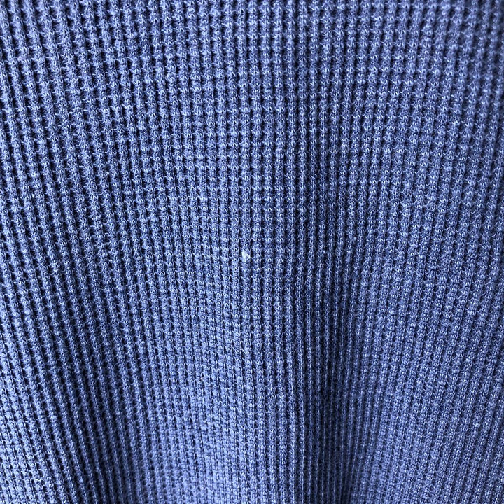 90'S Russell Athletic Heavyweight V-Neck College Sweatshirt, Men's Size M (Equivalent), Vintage cotton navy blue type Vintage Second Hand