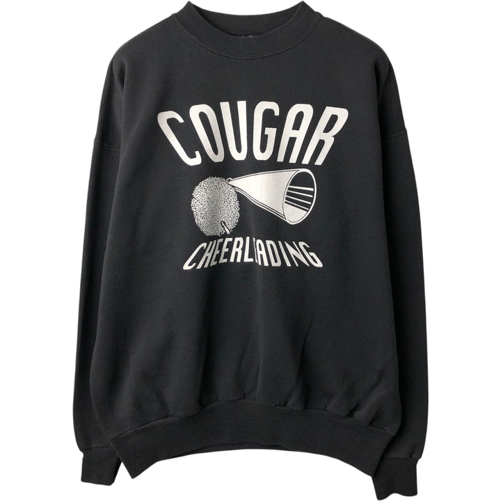 90'S Hanes COMFORTBLEND Triple Print College Sweatshirt, Men's Size L (approx.), Vintage cotton black type Vintage Second Hand