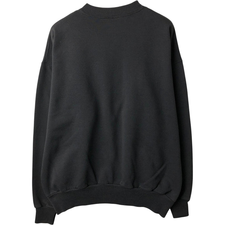 90'S Hanes COMFORTBLEND Triple Print College Sweatshirt, Men's Size L (approx.), Vintage cotton black type Vintage Second Hand