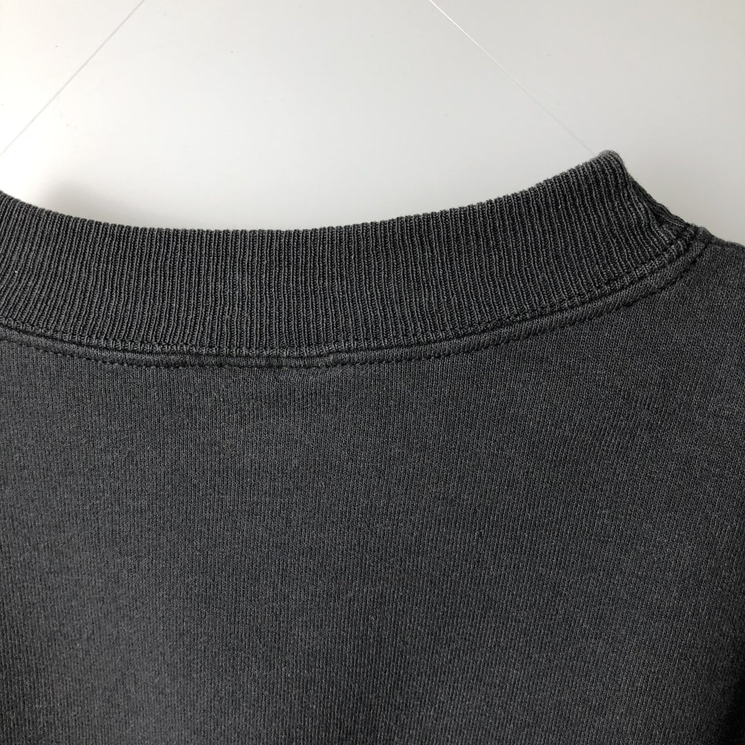 90'S Hanes COMFORTBLEND Triple Print College Sweatshirt, Men's Size L (approx.), Vintage cotton black type Vintage Second Hand