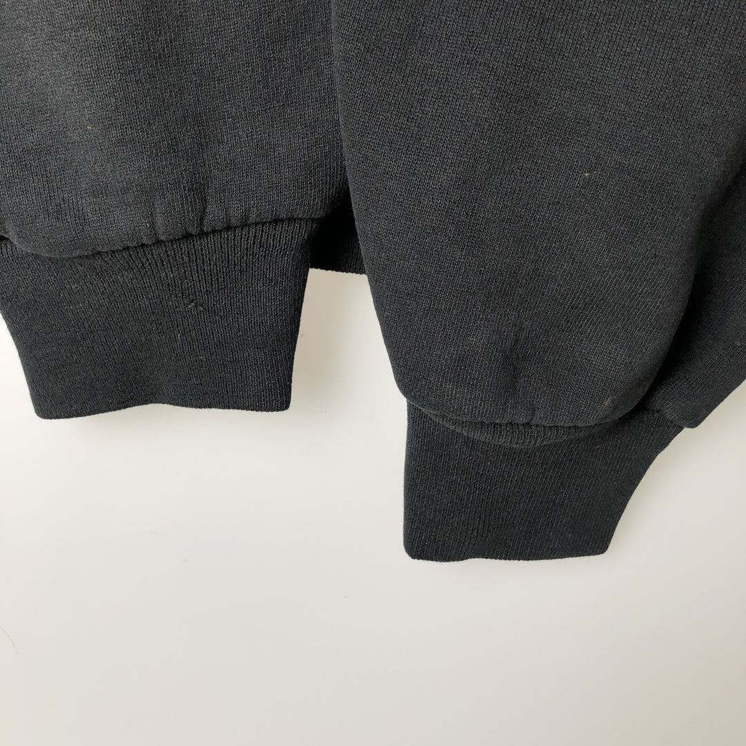 90'S Russell College Sweatshirt, Men's XXL equivalent, Vintage cotton black type Vintage Second Hand