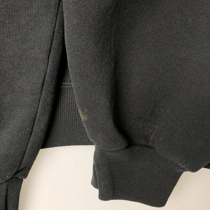 90'S Russell College Sweatshirt, Men's XXL equivalent, Vintage cotton black type Vintage Second Hand