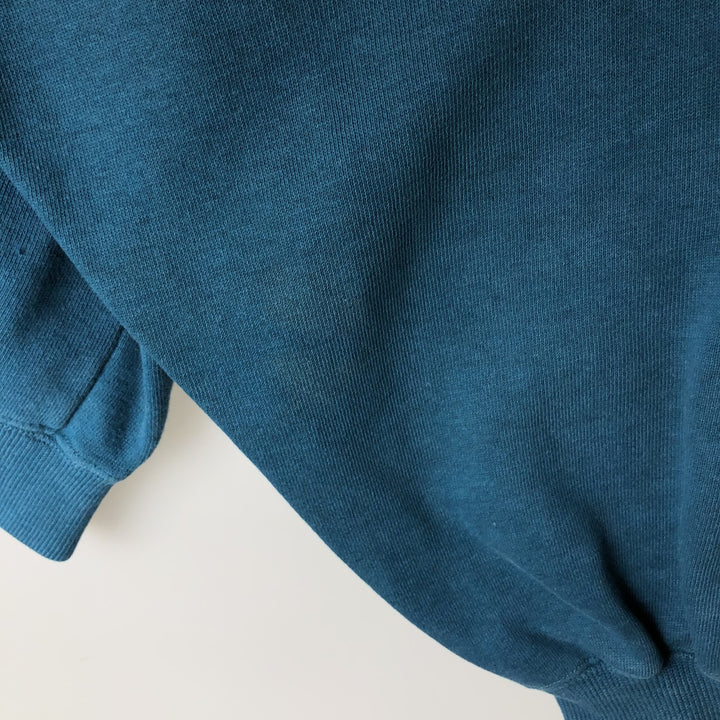 SOS STYLE College Character Sweatshirt, Men's Size L (Equivalent), Vintage cotton green type Vintage Second Hand