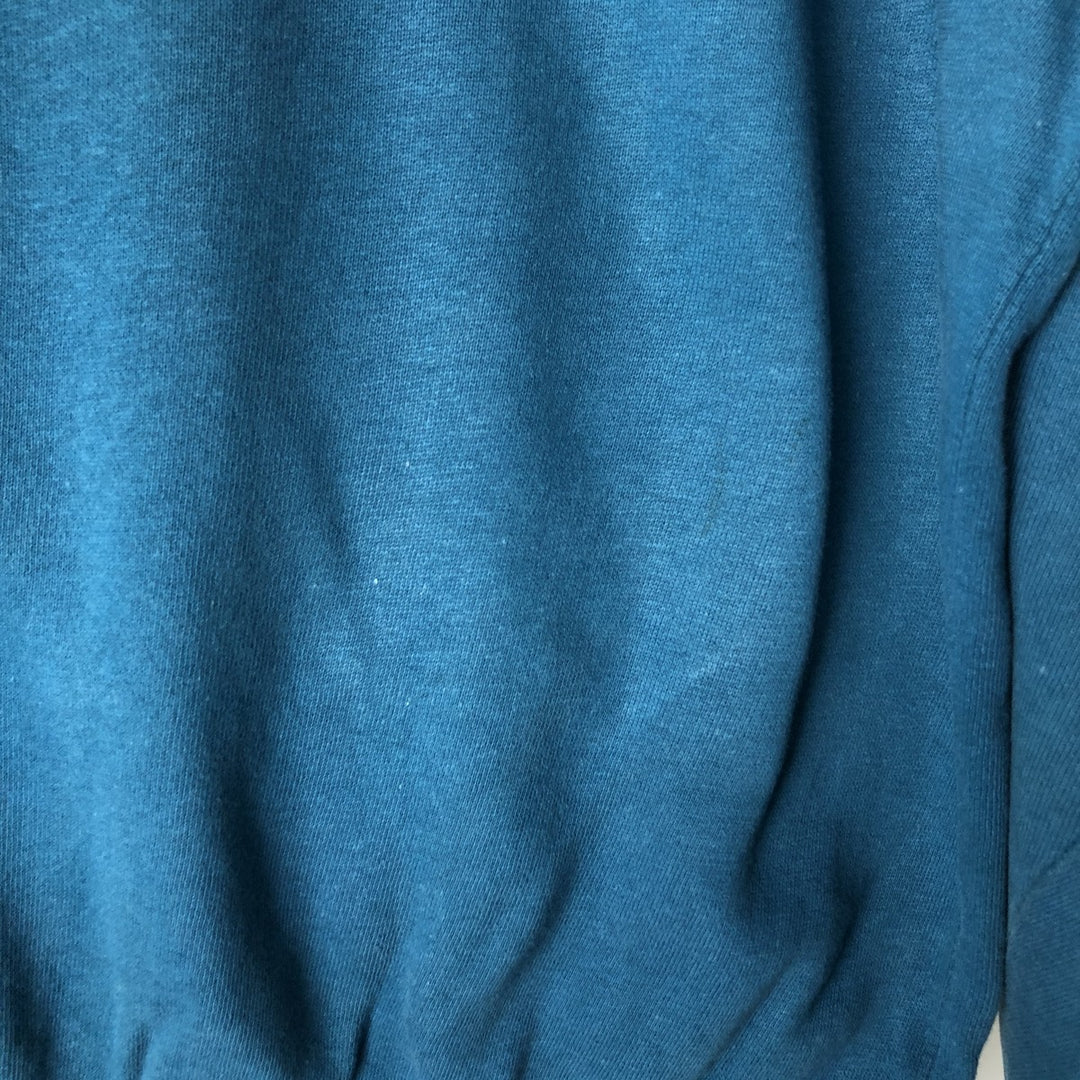 SOS STYLE College Character Sweatshirt, Men's Size L (Equivalent), Vintage cotton green type Vintage Second Hand