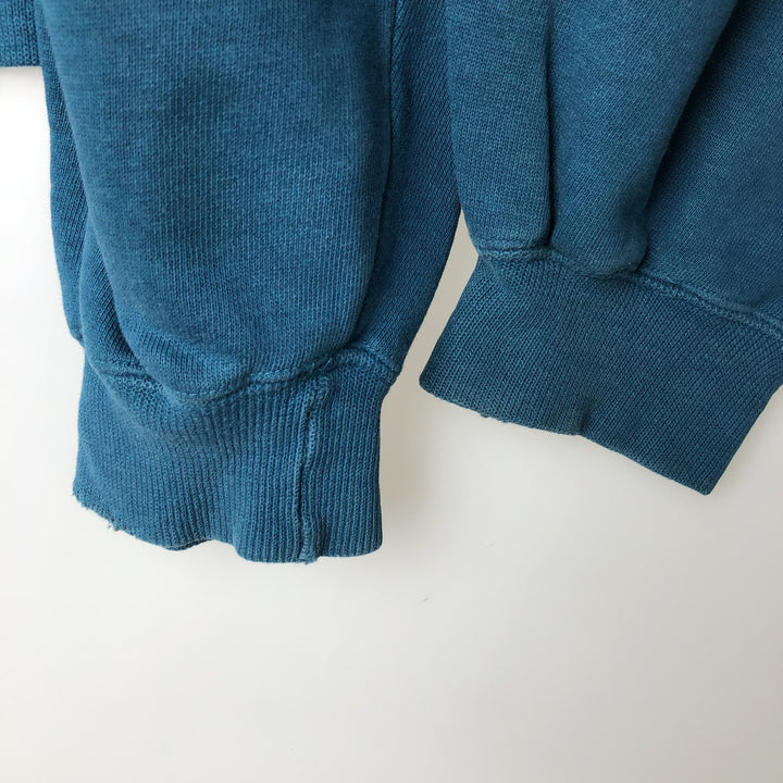 SOS STYLE College Character Sweatshirt, Men's Size L (Equivalent), Vintage cotton green type Vintage Second Hand