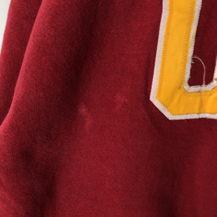 90'S Russell College Sweatshirt, Men's Size L, Vintage cotton red type reddish brown Vintage Second Hand