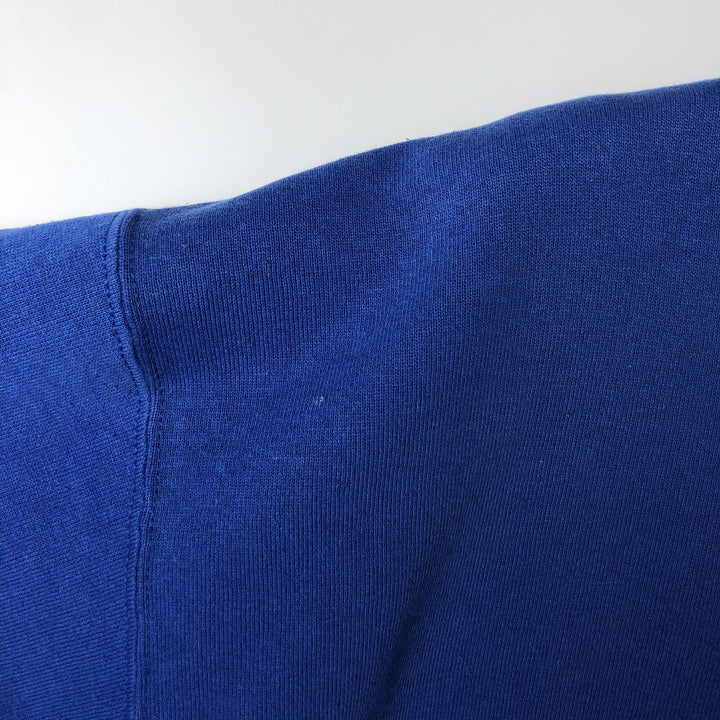 90'S Russell College Sweatshirt, Made in USA, Men's L, Vintage cotton blue type Vintage Second Hand